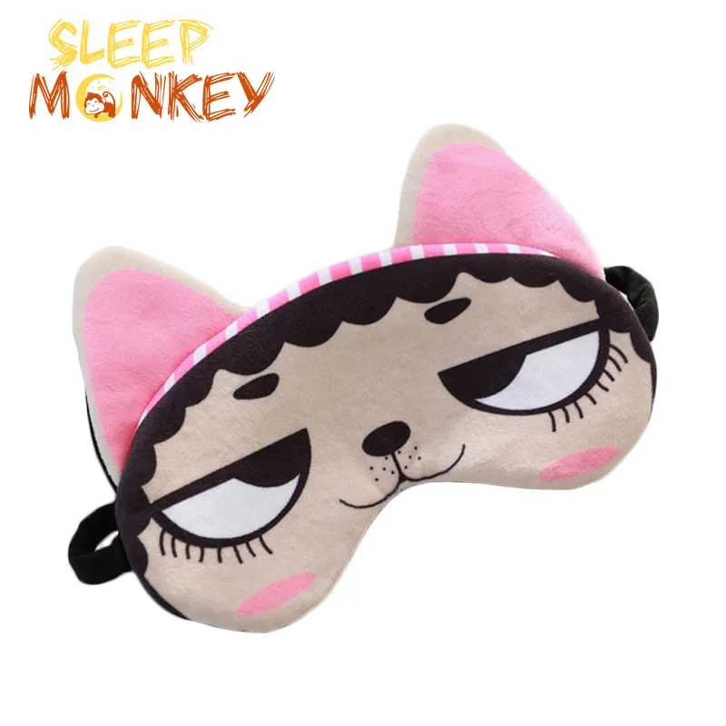 

New Style INS Cartoon Eye Patch Moe Cheap Rabbit Shepherd Eyeshade BOY'S And GIRL'S Travel Sleep Rest Eye Patch