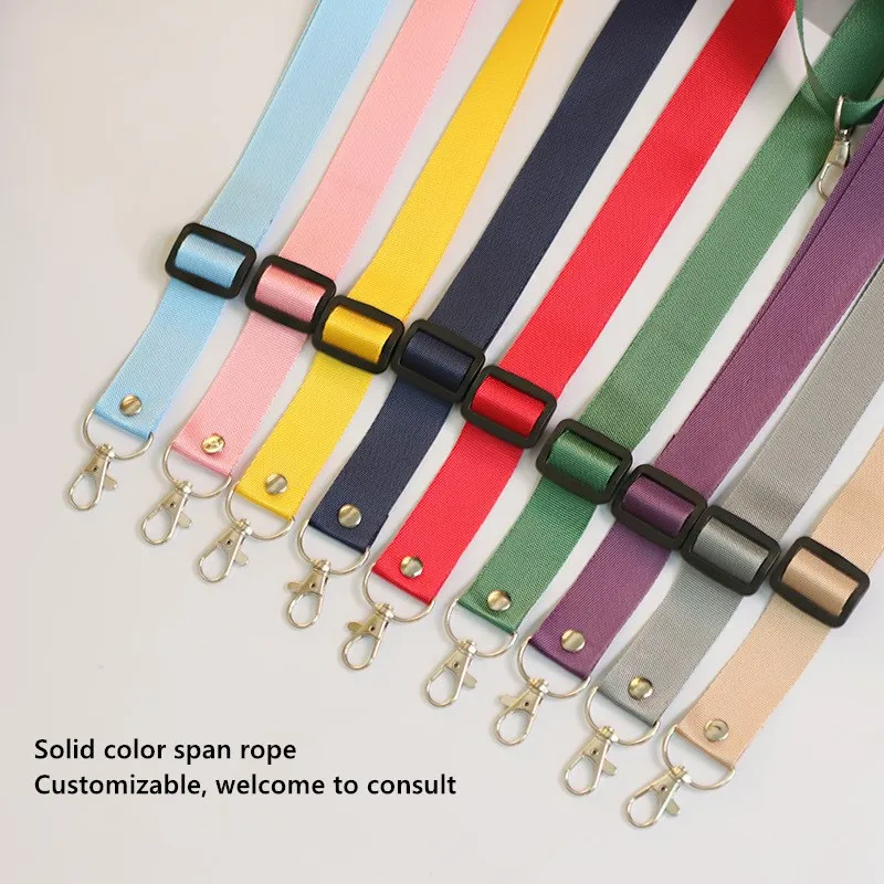 

Solid Color Cross Strap Keychain Diymobile Phone Case Chain Key Chains Portable Adjustable Waterproof Bag Cross-Body Bag Keyrin
