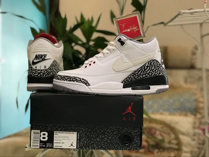 women Оригинальная Баскетбольная обувь Jordan 3 в стиле ретро, сеульская Баскетбольная обувь, кроссовки для мужчин и женщин, AJ3, сеульская Корейская AV8370-100 - Цвет: women