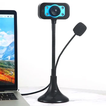 

USB Microphone Desktop HD Webcams For Laptop Web Camera with Microphone Computer Webcams for Teacher Online Classes Supplies