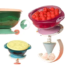 

Children's Feeding Tableware Toddler Learning Dishes Waterproof Suction Bowl With Spoon Baby Eating Dinnerware Assist Training
