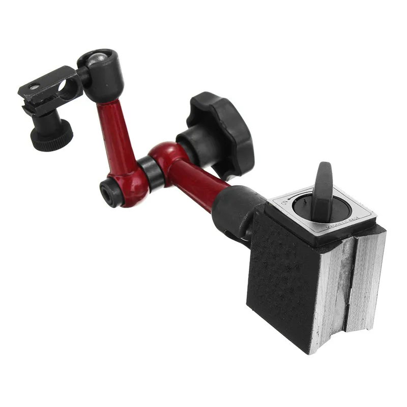 

Mini Universal Flexible Magnetic Base Foldable Holder Stand + Dial Test Indicator Analog Gauge Scale Precision Indicator Tool