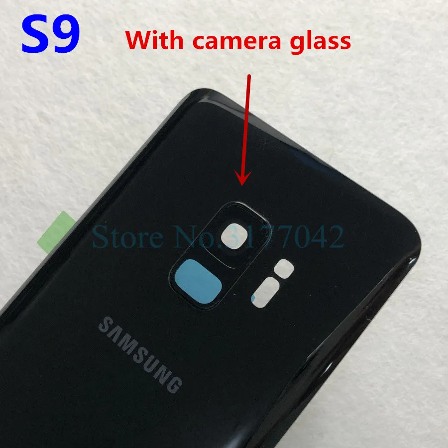 Samsung задняя Батарея Крышка для samsung Galaxy S9 плюс s9+ G965 SM-G965F G965FD S9 G960 SM-G960F G960FD сзади Стекло чехол