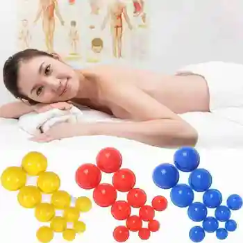 

12Pcs Vacuum Cupping Set Silicone Cupping Therapy Cans Rubber Body Slimming Suction Cups Back Massager Relief Pain Better Sleep