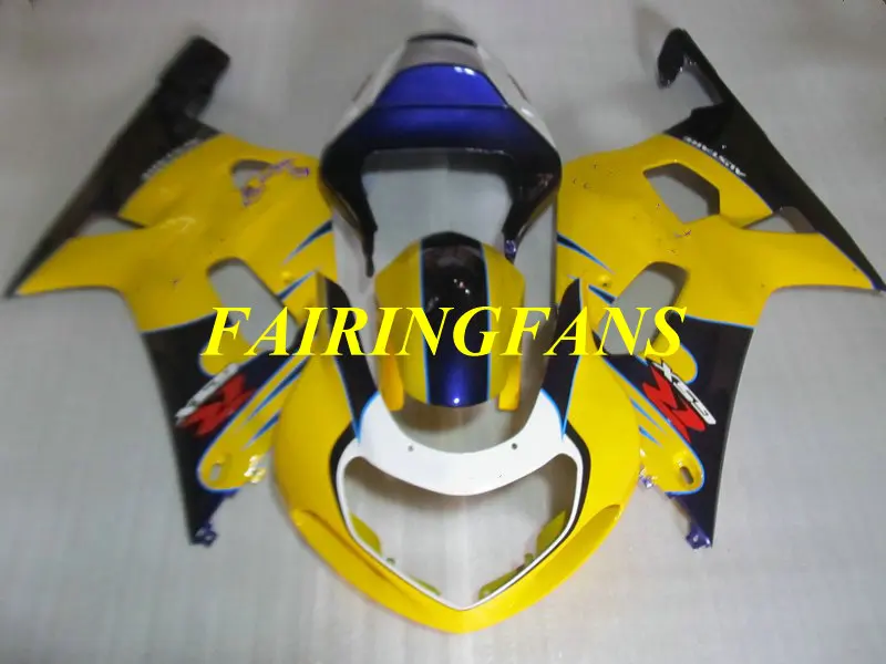 Мотоцикл инжекторный тюнинг-пакет для GSXR600 750 K1 01 02 03 GSXR 600 GSXR750 2001 2002 2003 Обтекатели Кузов+ подарки SH70