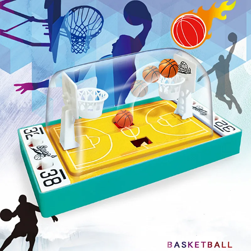 juego de pelota de baloncesto rompecabezas educativo Juego de baloncesto de escritorio para niños juguete interactivo entre padres e hijos juego de baloncesto de tiro con los dedos Verde amarillo 