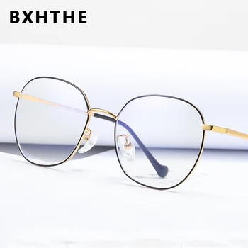 

Fashion Metal Glasses Frame Women Brand Metal Eyeglasses Men Clear Optical Prescription Eyewear Anti blue Light Myopia Spectacle
