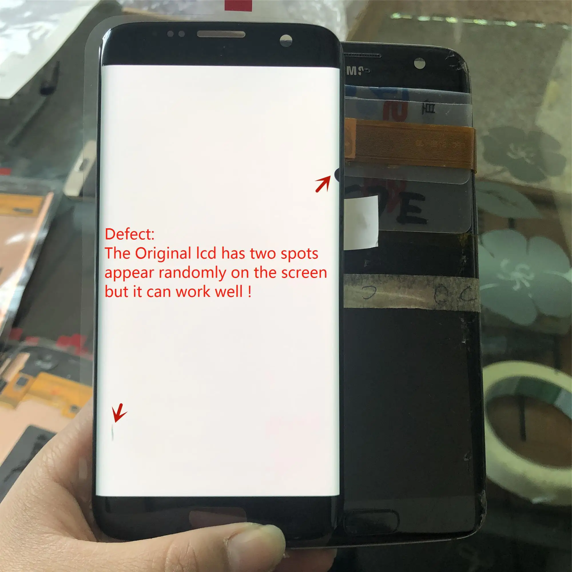 SUPER AMOLED 5.5'' Display For Samsung Galaxy S7