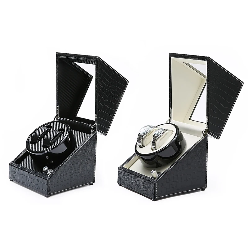 

Automatic Watch Winder Case Holder Wood Leather Motor Display Organizer Key Acrylic Mechanical Outdoor Tool