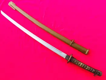 

Vintage JP. Samurai Katana Sword Military Saber Signed Blade Army kampilan Number
