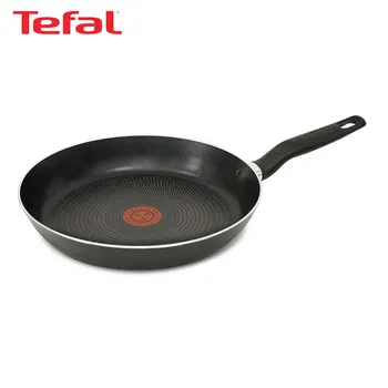 

Pans TEFAL 04165128 Black Aluminum GAS ELECTRIC CERAMIC HALOGEN Kitchen Cookware griddle frying fry Without Pot Cover Extra