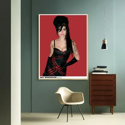 Amy Winehouse Дублин 2007 плакат Настенные картины для гостиной Декор | Дом и сад