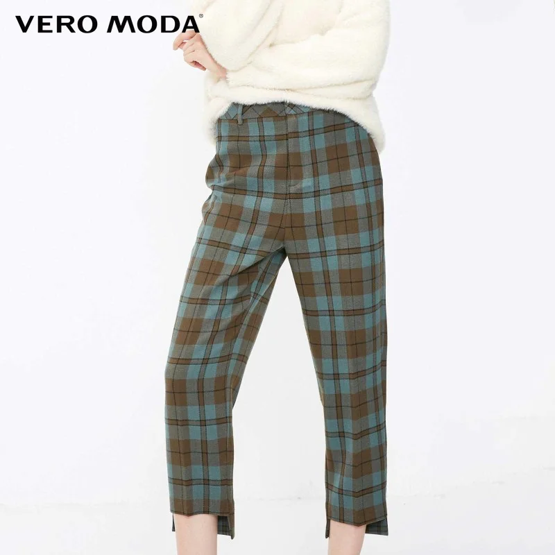 Vero Moda зимние женские длинные клетчатые брюки | 31916J514