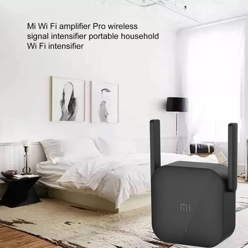 Xiao mi wifi роутер Pro 300m Усилитель 2,4G ретранслятор расширитель диапазона mi беспроводной маршрутизатор Wi-Fi