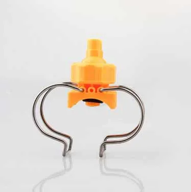 1.5 inch clip pipe BT12.5 Double spray nozzle Solid cone OD 38-43MM ball head direction adjustable round cover water | Дом и сад