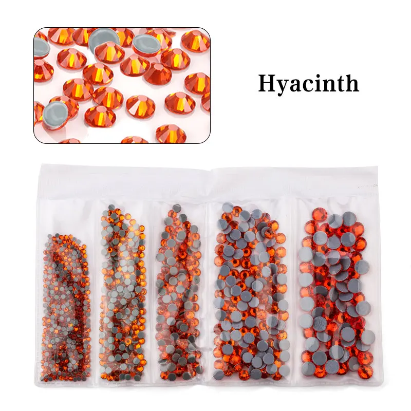 Mélange 500 Strass En Verre Rose Vif Hotfix Assortiment S06