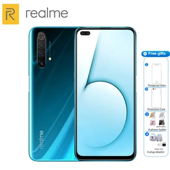 

Realme X50 5G Mobile Phone 256GB /128GB ROM 12GB /8GB RAM 6.57" Snapdragon 765G Quad main camera 64MP 4200mAh NFC 5G Smartphone