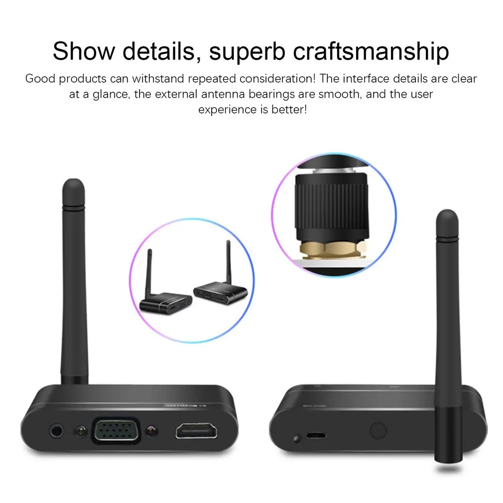 Умная Беспроводная HDMI с экраном, супер-антенна, сигнальный интерфейс