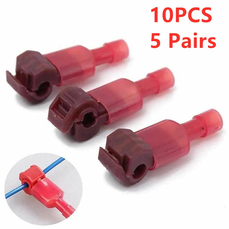 5 Pairs 10PCS Red