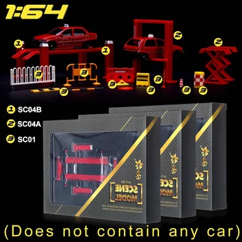 

DIY Mini Educational Toys 1:64 Auto Repair Tool Model Toys Traffic Signage Engineering Road Signs SC01 SC04A SC04B