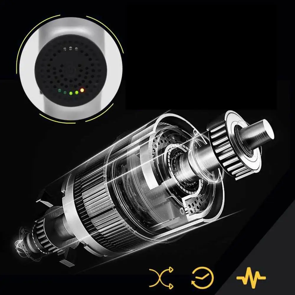 Tissue Massage Gun Muscle Stimulator Muscle Pain Relief After Training Exercise Body Relaxation Slimming Shaping Black 5