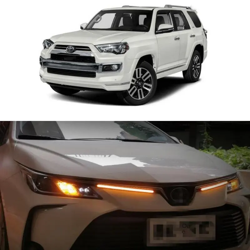 

LED Daytime Running Light DRL Turn Signal Lamp For toyota Previa Prius Verso chr gt86 mirai mr2 Yaris 4 RUNNER AYGO