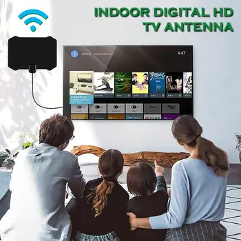 

HJ0003 20DB 1080p HDTV Digital TV Aerial 200 Miles Signal Booster with Amplifier Working Frequency Range 470~862MHz