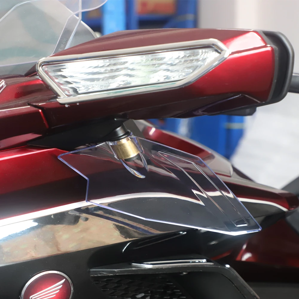 Motorcycle Adjustable Upper Air Deflectors Upper Wind Deflector Kit For Honda Goldwing 1800