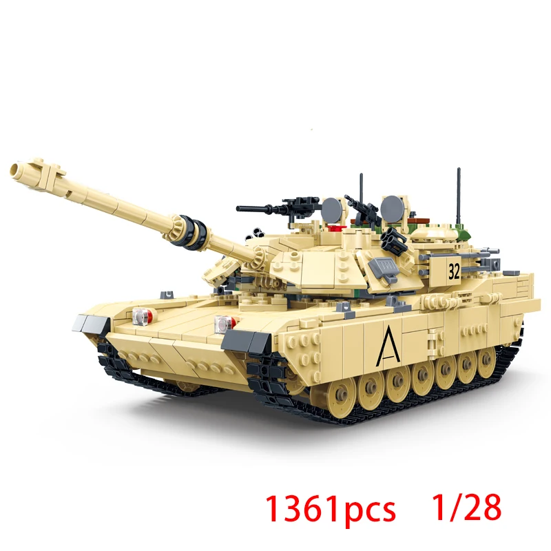 GUDI военный автомобильные майки m1a2 немецкие модели строительные блоки наборы