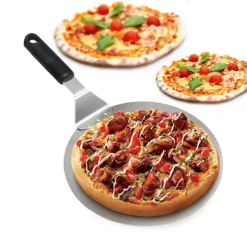 

Pizza Stone Baking Pastry Tools Stainless Steel Anti-scalding Pizzas Spatula plastic Handle Cake Shovel Kitchen Accessories