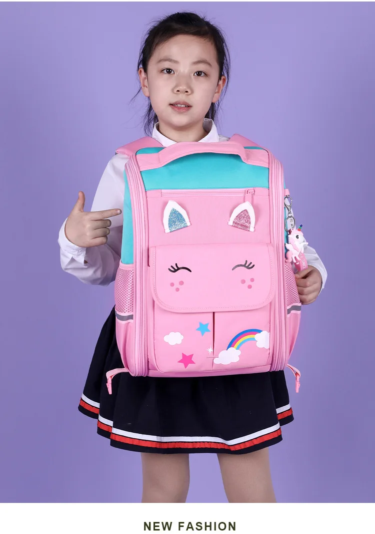 Unicorn Rolling Backpacks Bags for Girls