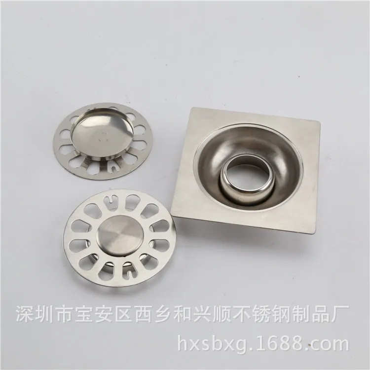 Manufacturers Direct Selling 2 Per Cent Sanding Floor Drain Bathroom Dual-Use Engineering Deodorizing Stainless Steel Floor Drai