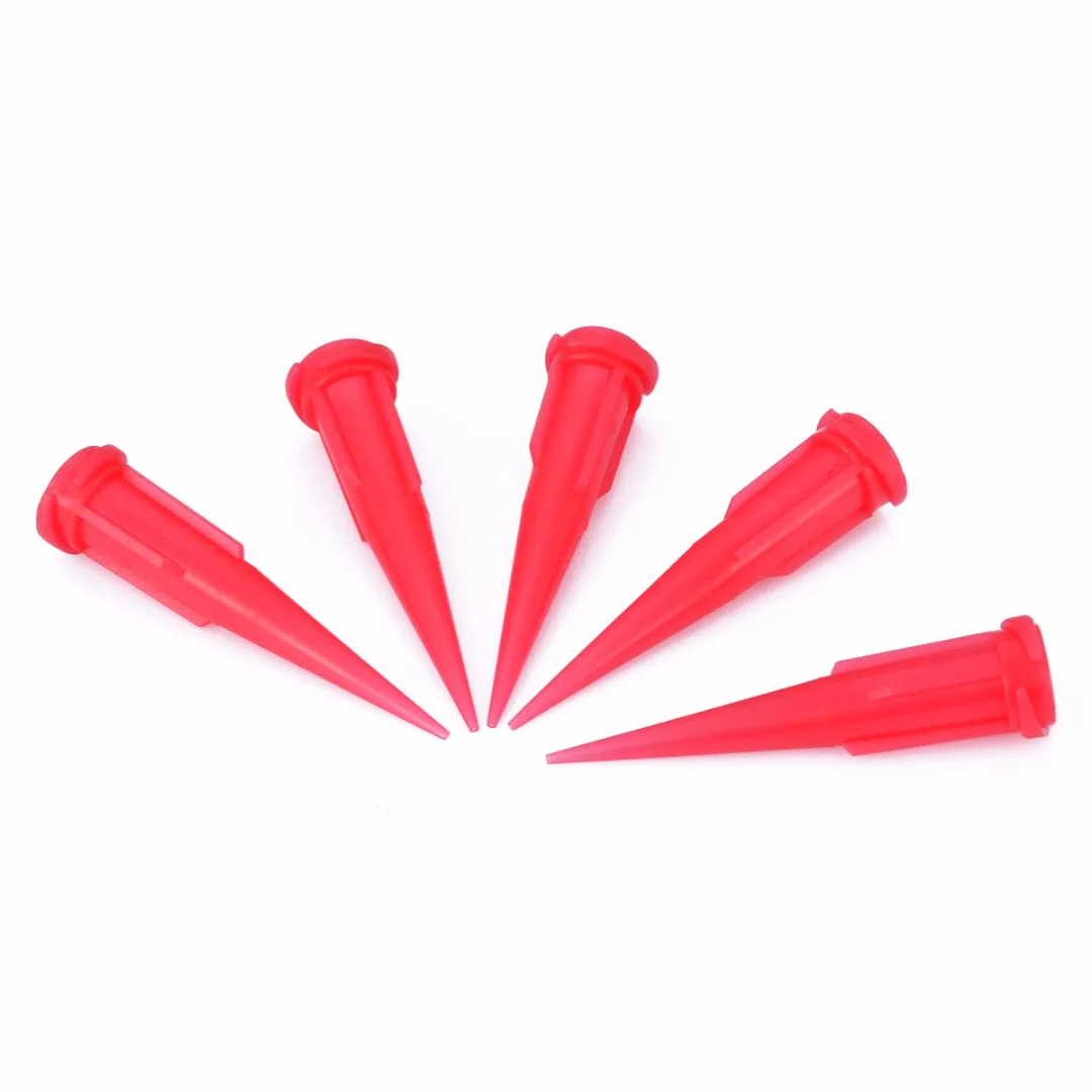 30pcs/Set TT Tapered Tips Solder Paste Adhesive Glue Dispensing Needle Plastic Conical Tapered Tips 14-25GA 1.25