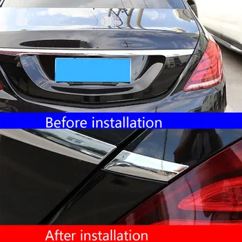 

For 2014-2020 Mercedes-Benz S-Class S600S500S400S350 chrome-plated rear bezel decoration Car Accessories