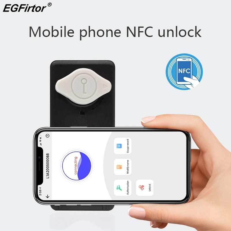 

Умный шкаф с защитой от ржавчины, NFC, без батареи, без Wi-Fi, управление через приложение, дверной замок с технологией NFC