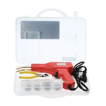 

Handy Plastic Welder Garage Tools Hot Staplers Machine Staple PVC Repairing Machine Car Bumper Repair Hot Stapler EU Plug