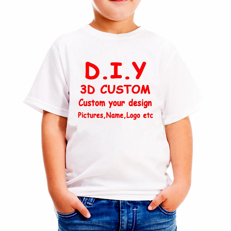 OGKB Customized 3D Printed T-shirt For Children Birthday Tshirts Your own design Boy And Girl Clothes DIY dropshipping wholesale | Мужская