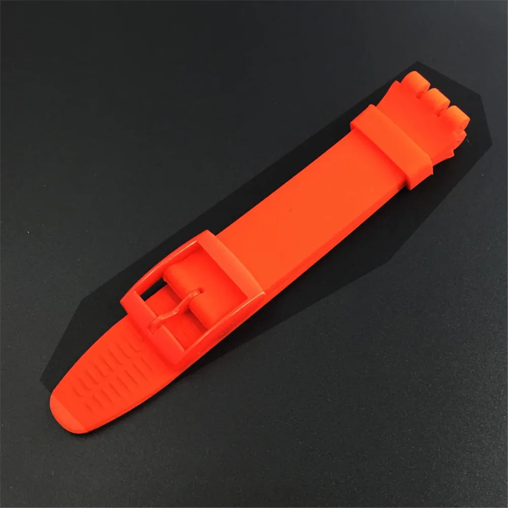Silicone Watch Strap - Soft Rubber Replacement Wristband Bracelet