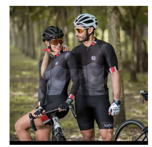 couples Kafitt Triathlon Cycling clothes Skinsuit sets Maillot Ropa Ciclismo Bicycle Clothing Go pro Jumpsuit kits