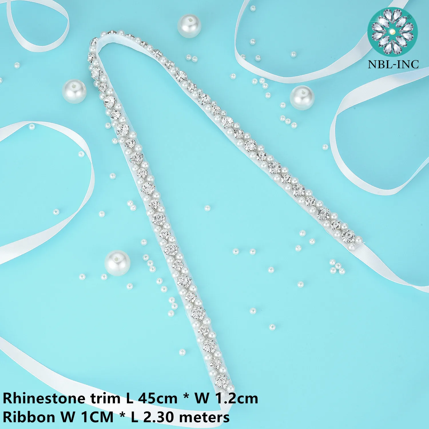 1PC Rhinestone Bridal belt crystal diamond pearl wedding dress accessories belt sash bridal waistband bridal dress decoration