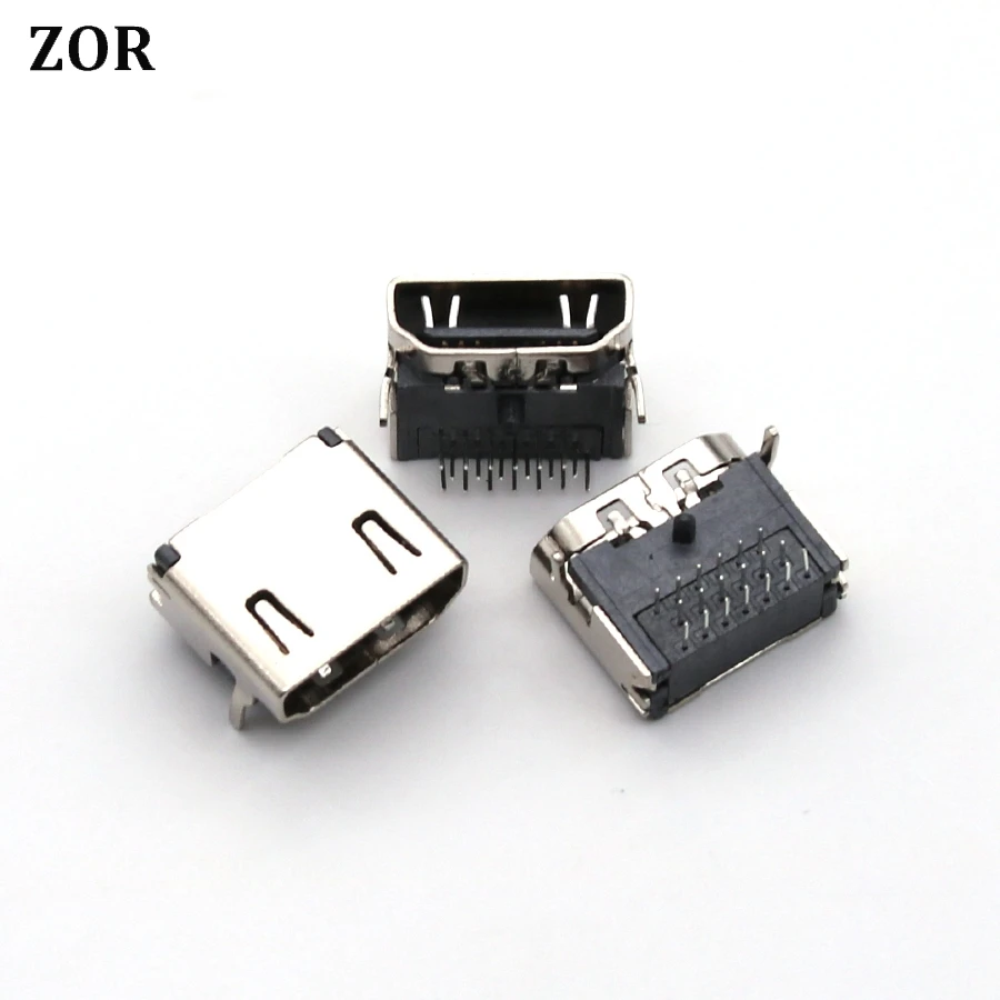 1 5 шт. HDMI 19 контактный разъем Женский Разъем интерфейса 3 ряда 19pin (7pin 6pin 6pin) 90