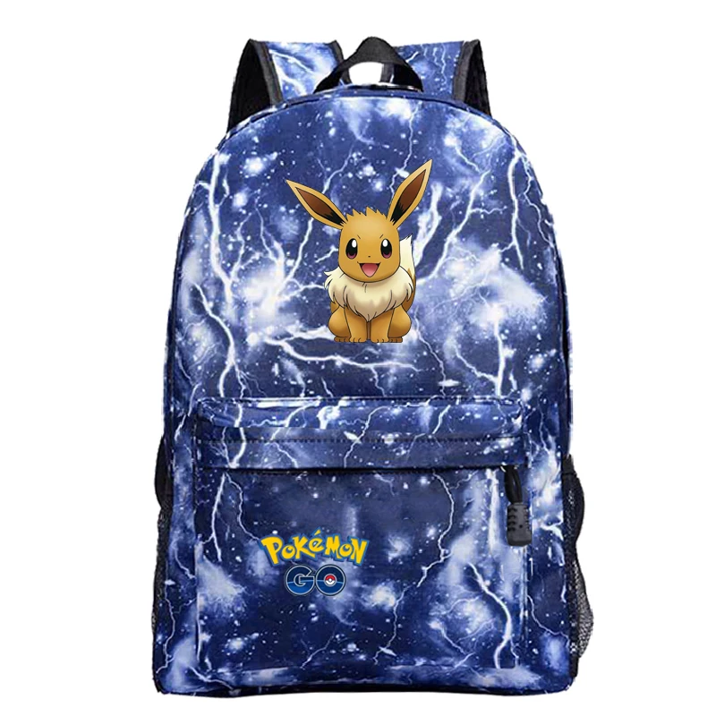 Аниме рюкзак Pokemon карманные монстры холщовый рюкзак для женщин рюкзак для мужчин Покемон школьные рюкзаки Mochila - Цвет: 5