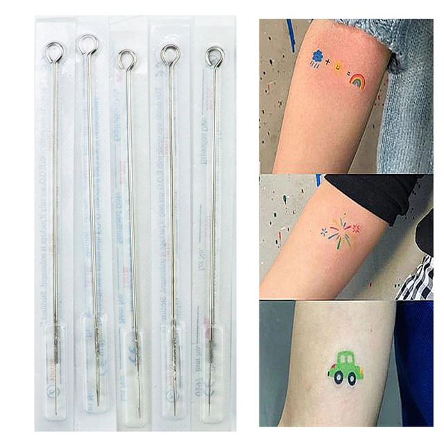 5PCS aghi per tatuaggio sterilizzati usa e getta RL RM M1 aghi punte del  tatuaggio Agujas Microblading Naalden strumento permanente per il trucco  del corpo - AliExpress