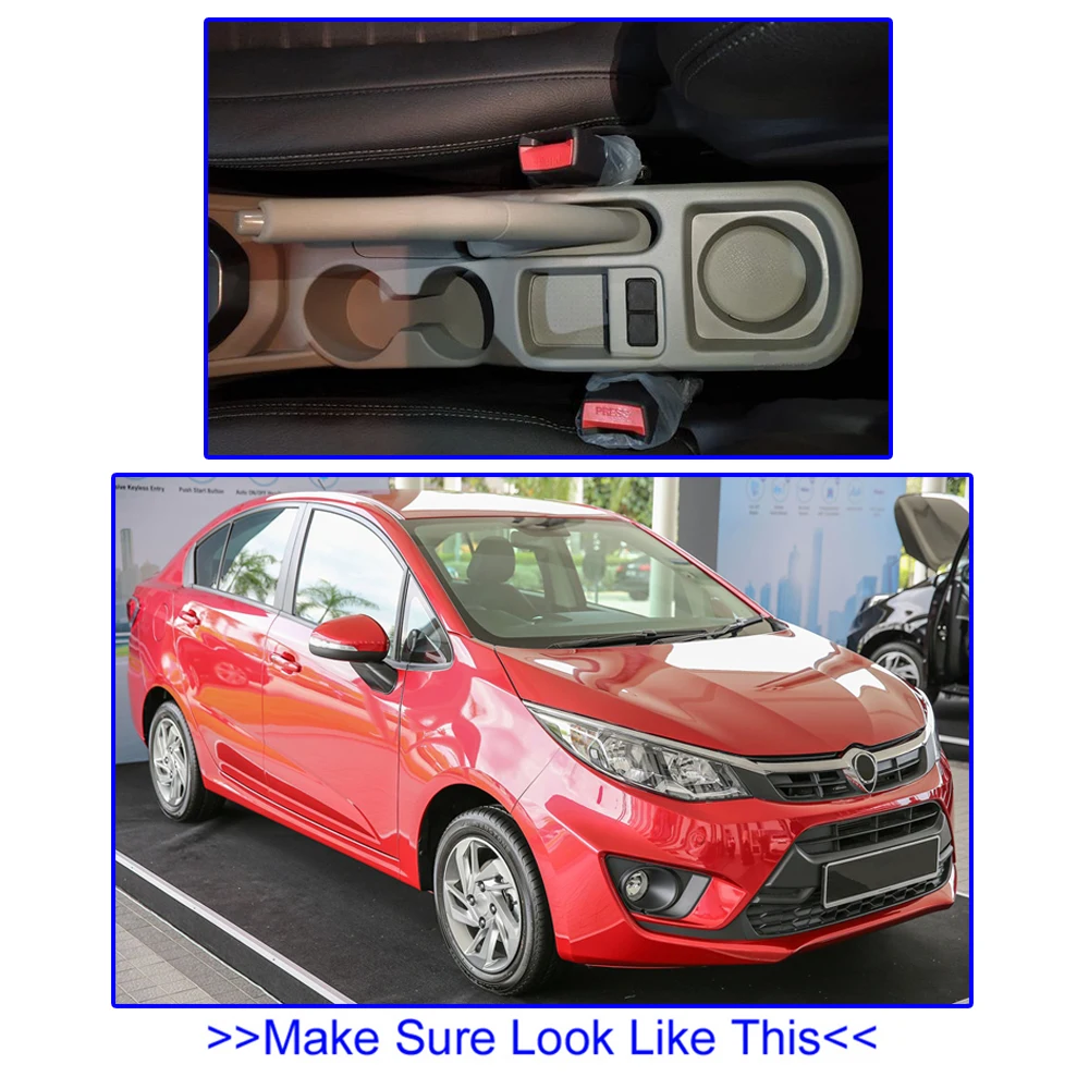 Для Proton Persona Iriz- ящик для хранения подлокотник Подлокотник двухслойный черный кожаный пепельница украшение