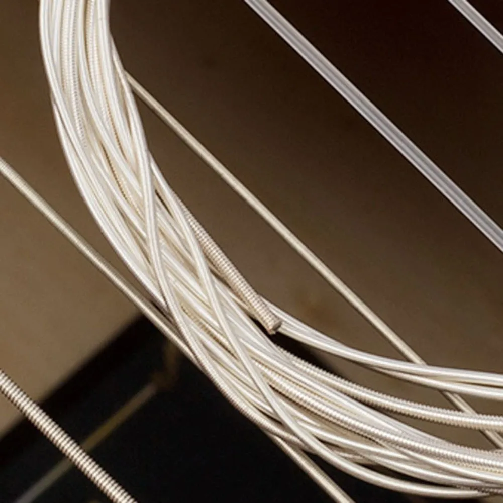 

Acoustic Guitar Strings Classical Guitar Nylon Replacement Set Of 6pcs Strings Protable Reliable Useful Duable