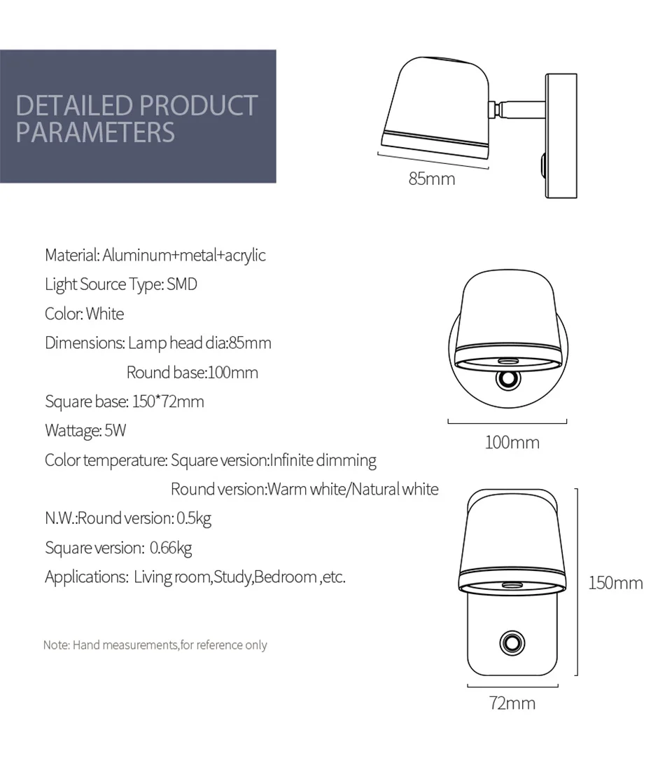 Luminárias de parede
