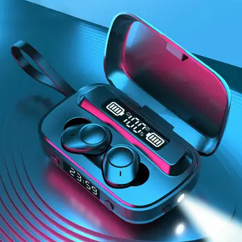 

TWS Bluetooth V5.0 Earphones Wireless Headphones 9D Stereo Sports Waterproof Earbuds Headsets With Charging Box