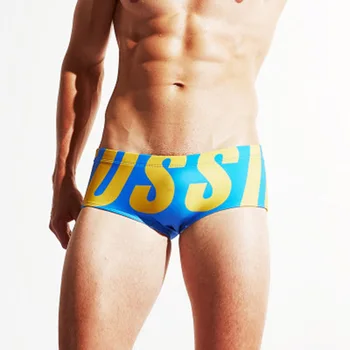 

2019 Summer Men Swimwear Men Swimming Briefs Sexy Man Gay Swimsuit Beach Shorts Man Bathing Shorts