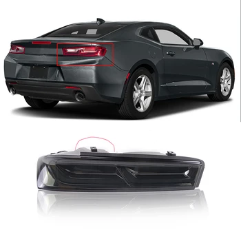 

CAPQX 2pcs/Set For Chevrolet Camaro 2016-2018 LED Rear Light Tail Light Assembly Rear Brake Taillight Stop Parking Tail Lamp