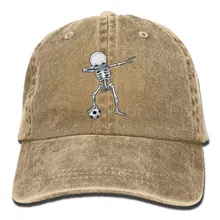 Бейсбольные кепки унисекс с регулируемым рисунком скелета